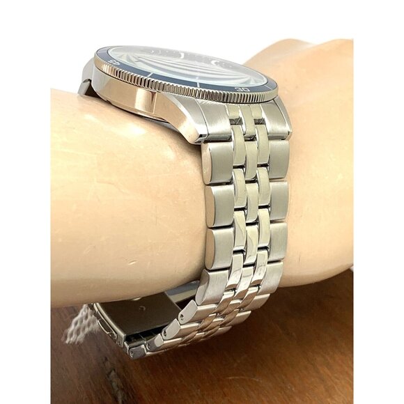 Hugo Boss Men's Watch 1513902 Quartz Blue Dial Date Silver Stainless Steel 42mm - Picture 12 of 14